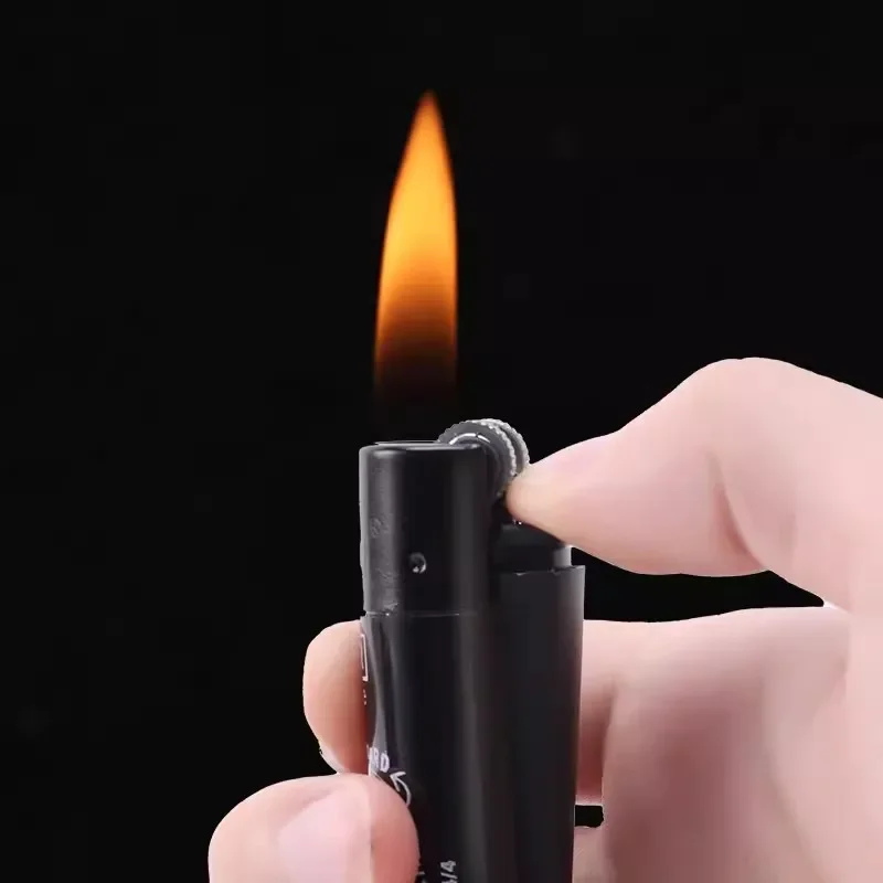 Butane Torch Lighter Spanish Clipper Lighter Grinding Wheel Ignition Lighters Smoking Men\'s Inflatable 8 Pack Lighters Gift Box