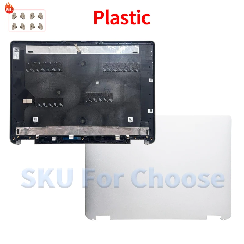 Серебристая новая сменная крышка для Ideapad Flex 5 14ALC7 14IAU7 82R9 82R7, чехол для ноутбука, задняя крышка ЖК-дисплея/подставка для рук/нижняя часть