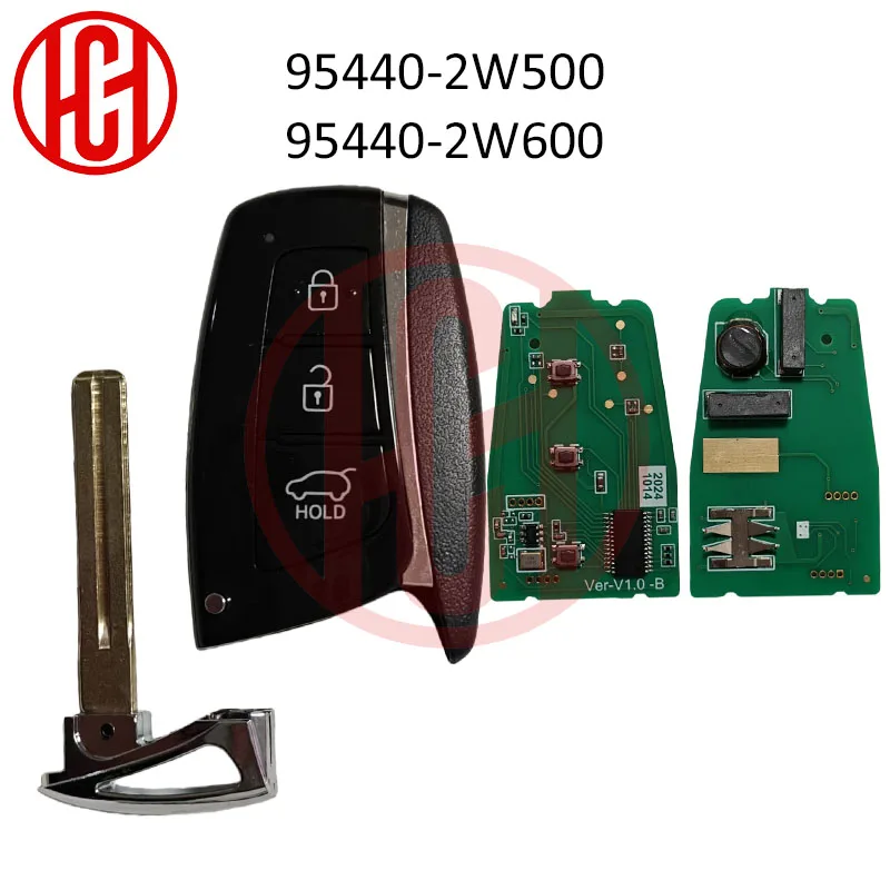 

95440 2W500 2W600 433MHz ID46 Chip Smart For Hyundai Santa Fe 2012 2013 2014 2015 2016 2017 2018 ix45 Remote Car Key 3Buttons