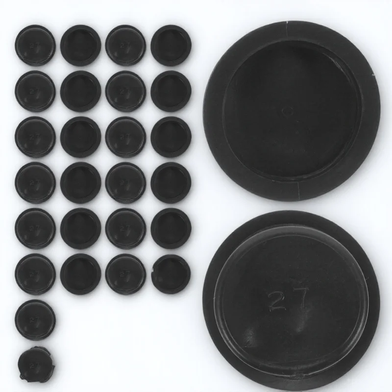 50 قطعة غطاء قاعدة البنك المعدنية الملونة المقابس المطاطية قبعات الختم المستديرة لتوفير وعاء حصالة على شكل حيوان سدادة متينة غير قابلة للتشوه