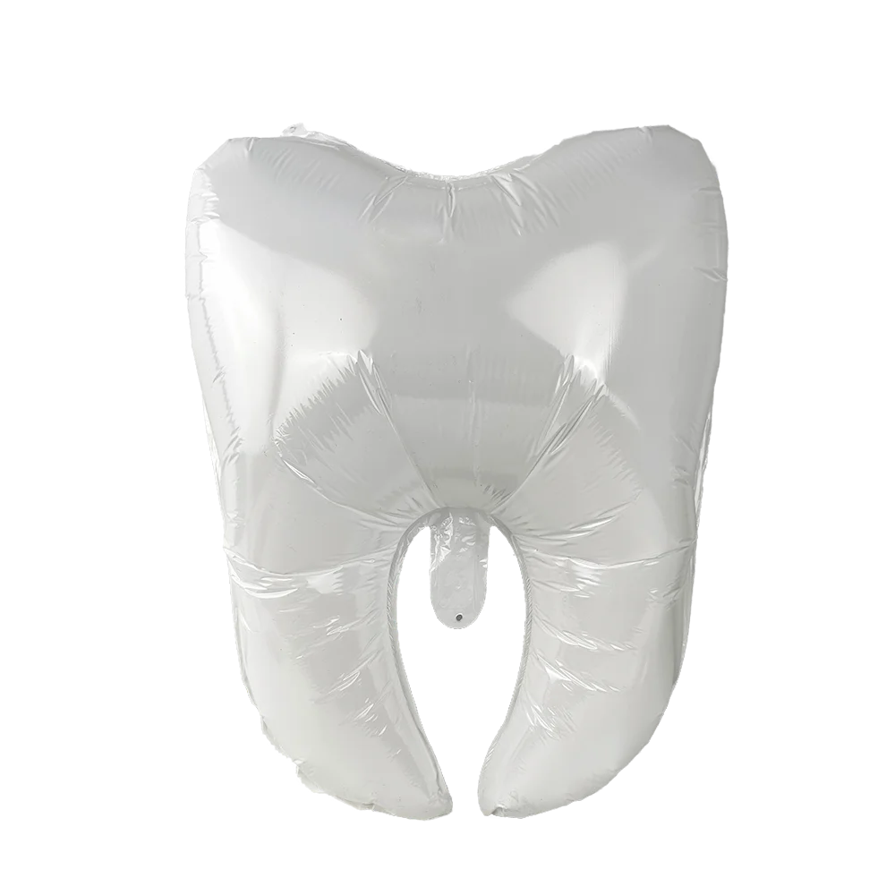 Teeth Shaped Balloon Dental Students Teeth Themed Party Decor Toothbrush Foil Balloon Dental Graduation Party Decoration Prop