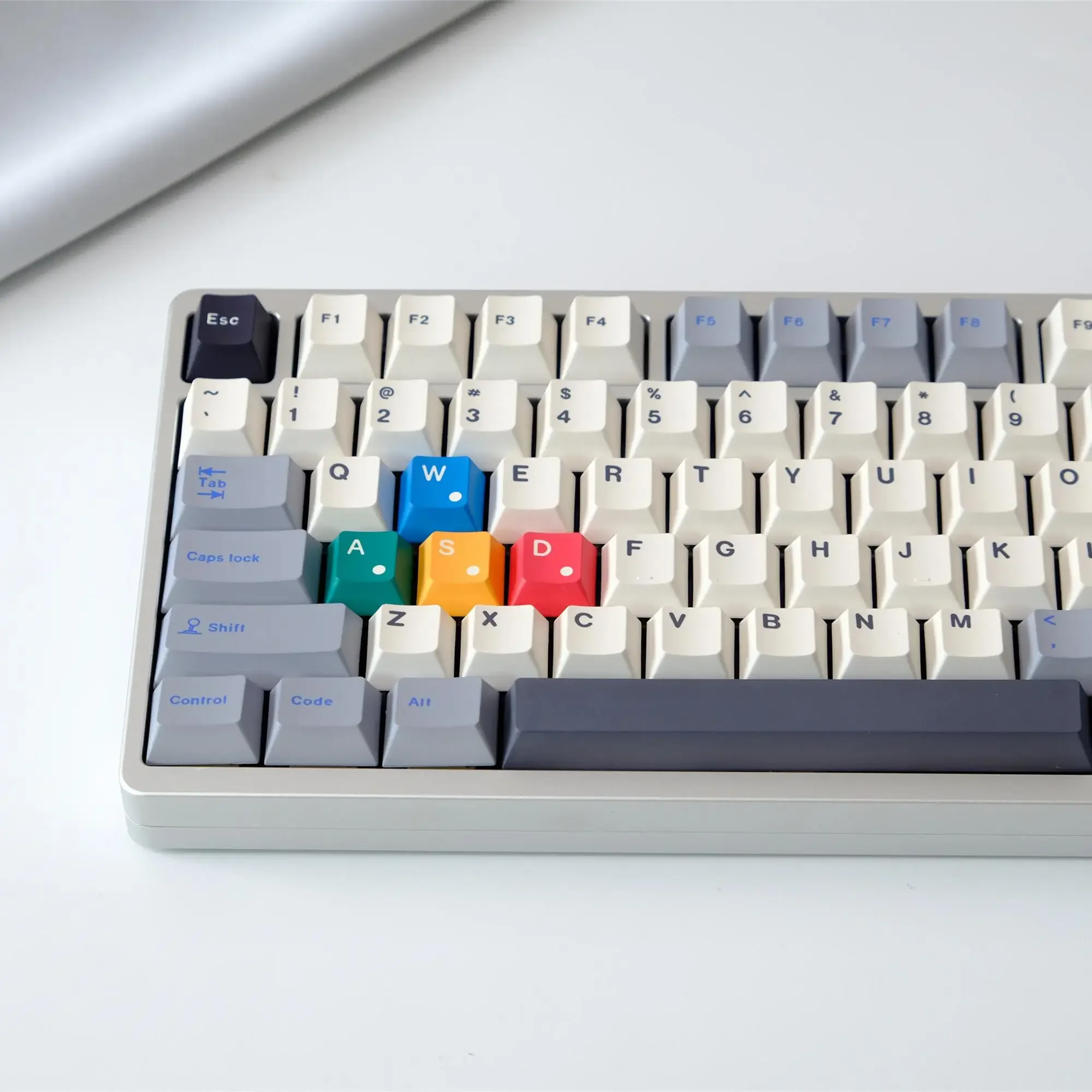 Grey Keycap Original Height pbt Sublimation RAINY75 VGN 68 84 87 98 104 108