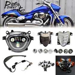 For Suzuki Boulevard M109R Motorcycle LED Headlight  Turn Signal DRL Running Light Blinker Indicator Brake Lamp Tail Tidy Lamp