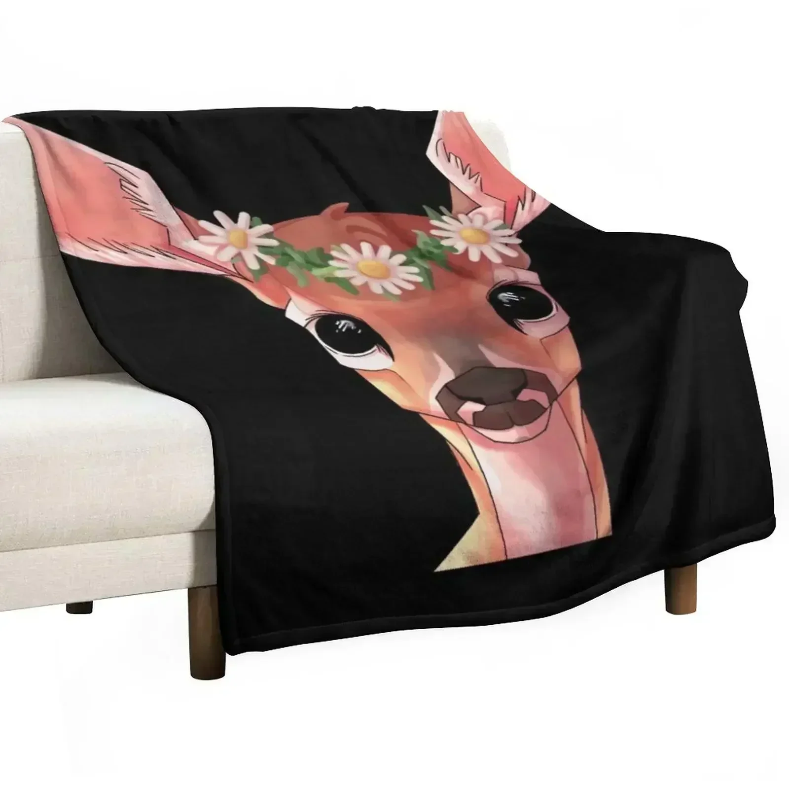 

deer:) Throw Blanket Thin cosplay anime Blankets For Bed Thins Blankets