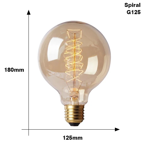 E27 Retro Edison Lamp 220V 40W ST64 G80 G95 G125 Ampul Vintage Edison Lamp Gloeilamp Home Decor gloeilamp