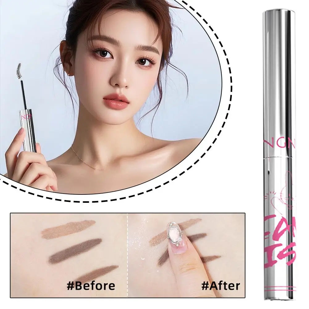 4 cores tridimensional moldar sobrancelha gel transparente criar maquiagem gel de longa duração natural sobrancelha selvagem j5n1