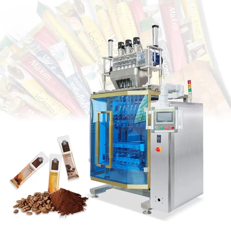 Customized Milk Tea Powder Stick Sachet Packing Filling 10 Lane Automatic Powder Packaging Machine Powder Pack Machine