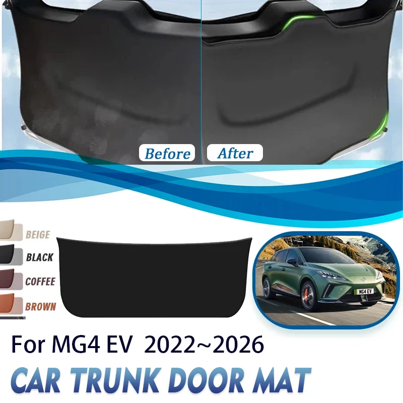 

Car Rear Trunk Door Covers For MG4 EV Mulan EH32 2022 2023 2024 2025 2026 Anti-dirty Carpets Car Tailgate Pads Carro Acesssories