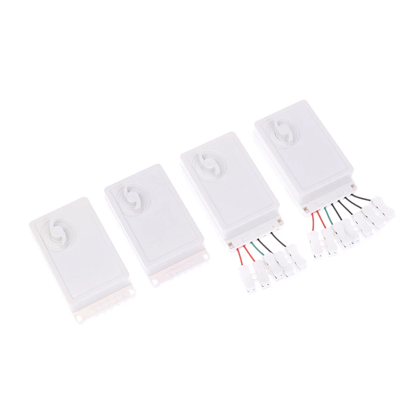 1pcs White LED String Dimmer EK-04 2/4-Way 8 Function Knob/Solder-Free Type Push Button Type Light Adjustment Controller