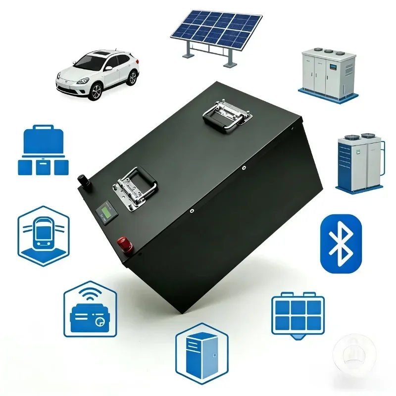 Upgrade Your EV/RV/AGV/Golf Cart with 72V/84V/96V 100–130Ah LiFePO4 Battery Packs! Built‑in BMS for Superior Safety & Long Lif