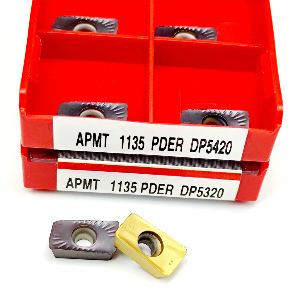

Carbide Inserts APMT1135 CNC Lathe Tools DP5320 DP5420 Tungsten Milling Blades APMT 1135 Turning Inserts for Metalworking