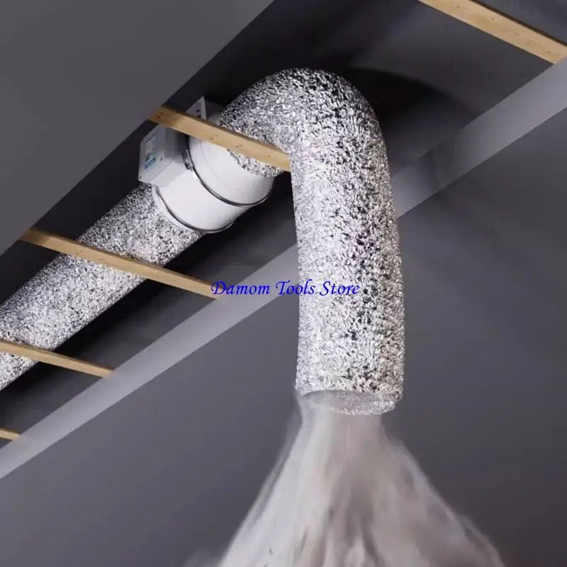 57BE 80mm Exhaust Fan Home Inline Pipe Duct Fan Bathroom Extractor Ventilation