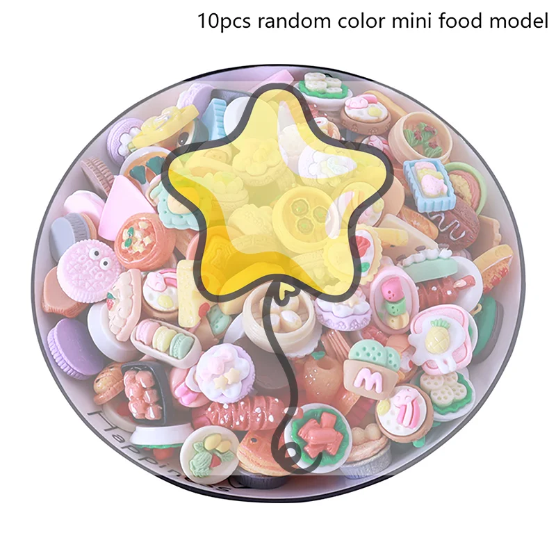 10 pezzi mini giocattoli alimentari per casa delle bambole decorazione della cucina per casa delle bambole accessori per casa delle bambole per bambini giochi di imitazione giocattolo