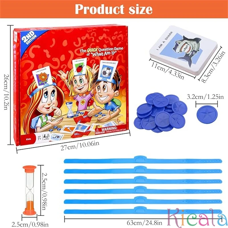 Classic Family Guessing Game Memory Training Parent Child Leisure Time Party Games Toys Who Am I Game Toy Engaging Logic Game