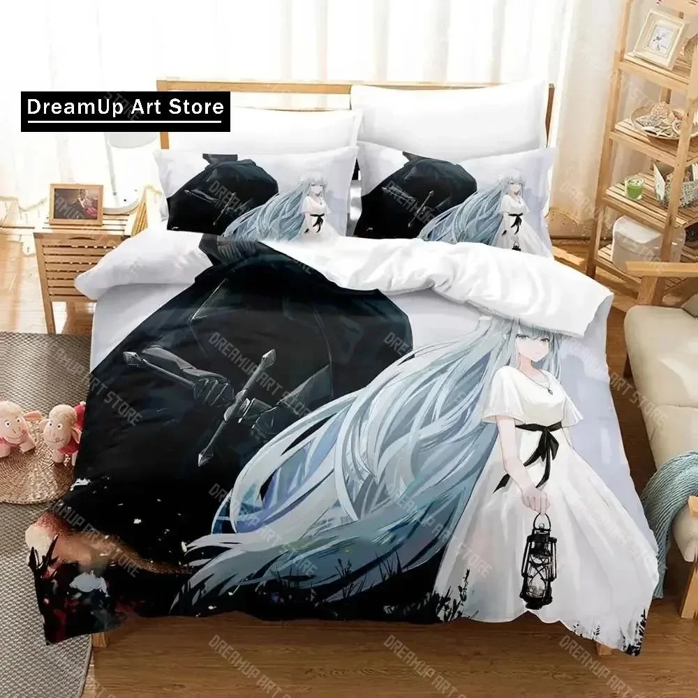 

Game Ender Lilies Quietus of the Knights Bedding Set Boys Girls Twin Queen Full Size Duvet Cover Pillowcase Bed Adult Bedroom