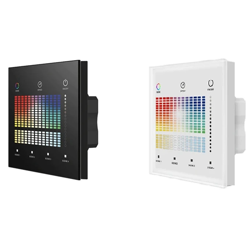 DALI Wall Mounted Smart Panel Remote RCB&CCT Dimmer Panel LED Smart Dimming Control For Smart Home