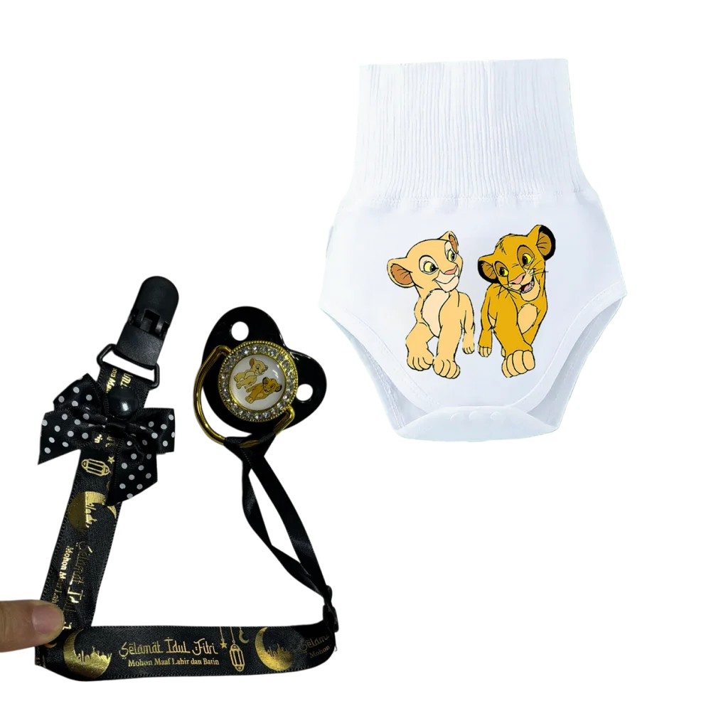 

Adorable baby breastfeeding with breast pump Nursing nipple Children's soothing pacifier holder for newborn crawling suit