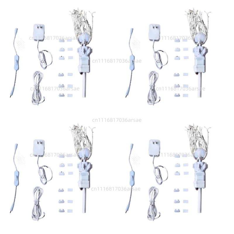 Petal Opener Complete Set With Light Disassembly Accessories Flower Automatic Open Closing Motor
