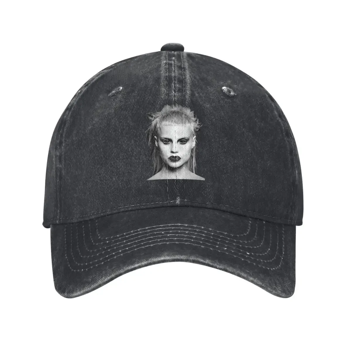 Die Antwoord, Yolandi Visser, Hip Hop Rave, Edgy Fashion demin Шляпа дальнобойщика Дышащий дизайн Мужские шапки Женская бейсболка