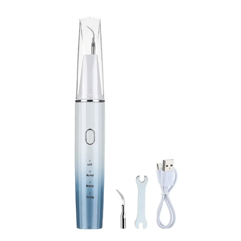 

FGGS-Ultrasonic Teeth Cleaner Oral Scaler Calculus Tartar Remover Tooth Whitening Cleaning Tools Blue & White