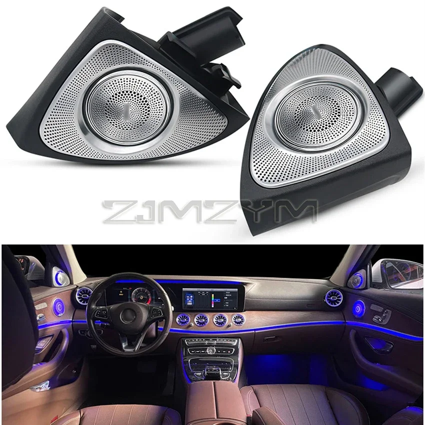 3D Rotatie Glow Tweeter Speaker Voor Mercedes Benz W222 W205 W213 X253 W222 GLC E S C Luidspreker LED Treble Audio Trompet Hoorn