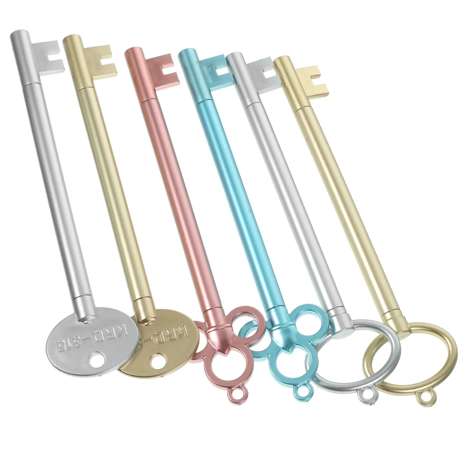 

12Pcs Key Style Gel Pens Super Smooth Writing Experience Ideal for Students Office Signing Notes Crafting Journals