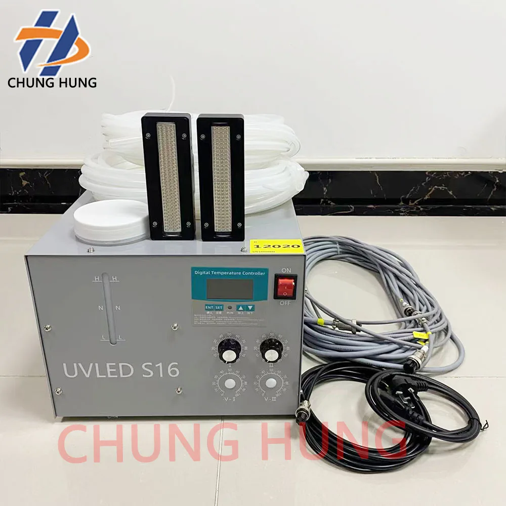2PCS 120*20 Screen Printing UV LED Curing Lamps Inkjet Special UVLED Ink Drying Curing Lamp Cold Light Source Lamp RicohG4/G5/G6