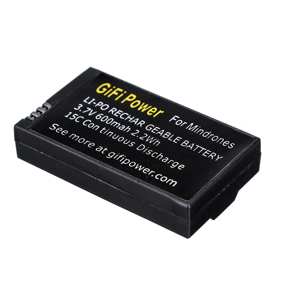 Upgraded 3.7V 600mAh Rechargeable LiPo Battery and charger for Parrot Jumping Sumo Swing Mambo Rolling Spider Mini Drone