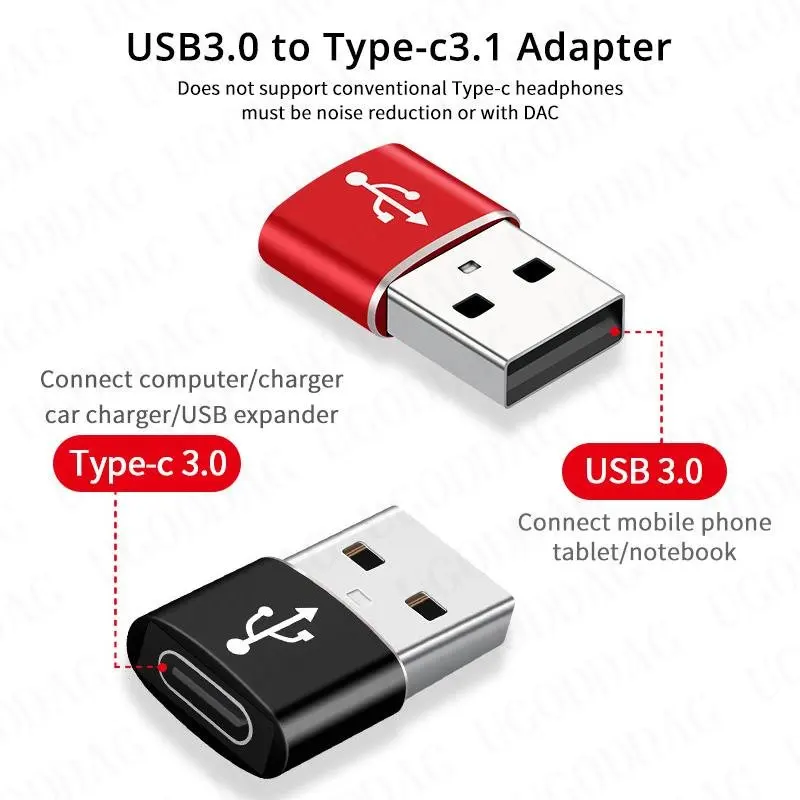 Adaptador USB OTG macho a tipo C hembra, convertidor de Cable tipo C para Nexus 5x6p Oneplus 3 2 USB-C, cargador de datos