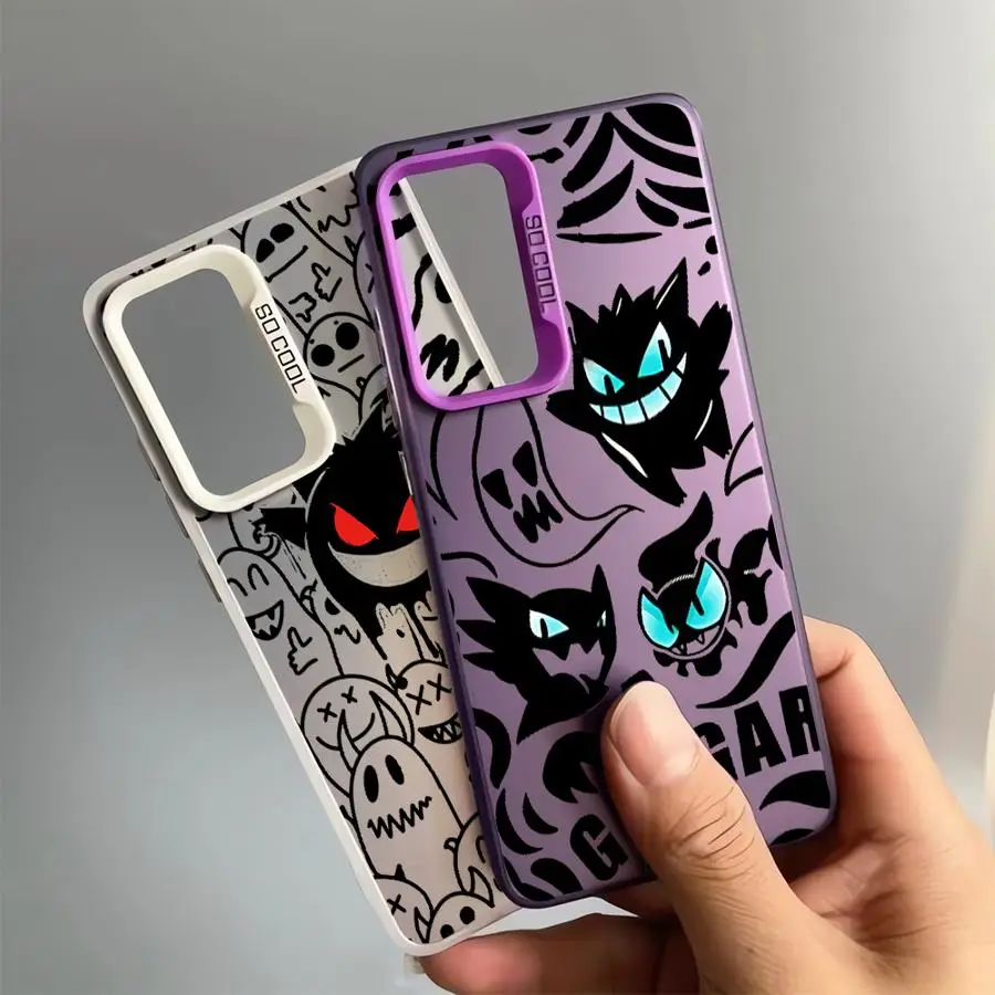 Comic Poison G-Gengar Phone Case for Samsung S25 Ultra S24 S22 Plus S21 S20 FE S23 S24Plus S23FE Shockproof Shell Cover