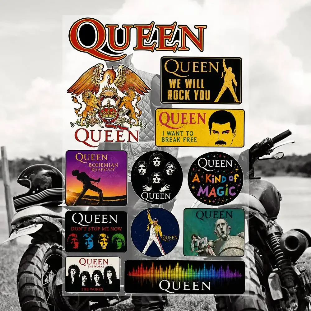 Q-ueeN- Aesthetic Graffiti Stickers Waterproof PVC Decals for Car Motorcycle Skateboard Helmet Notebook
