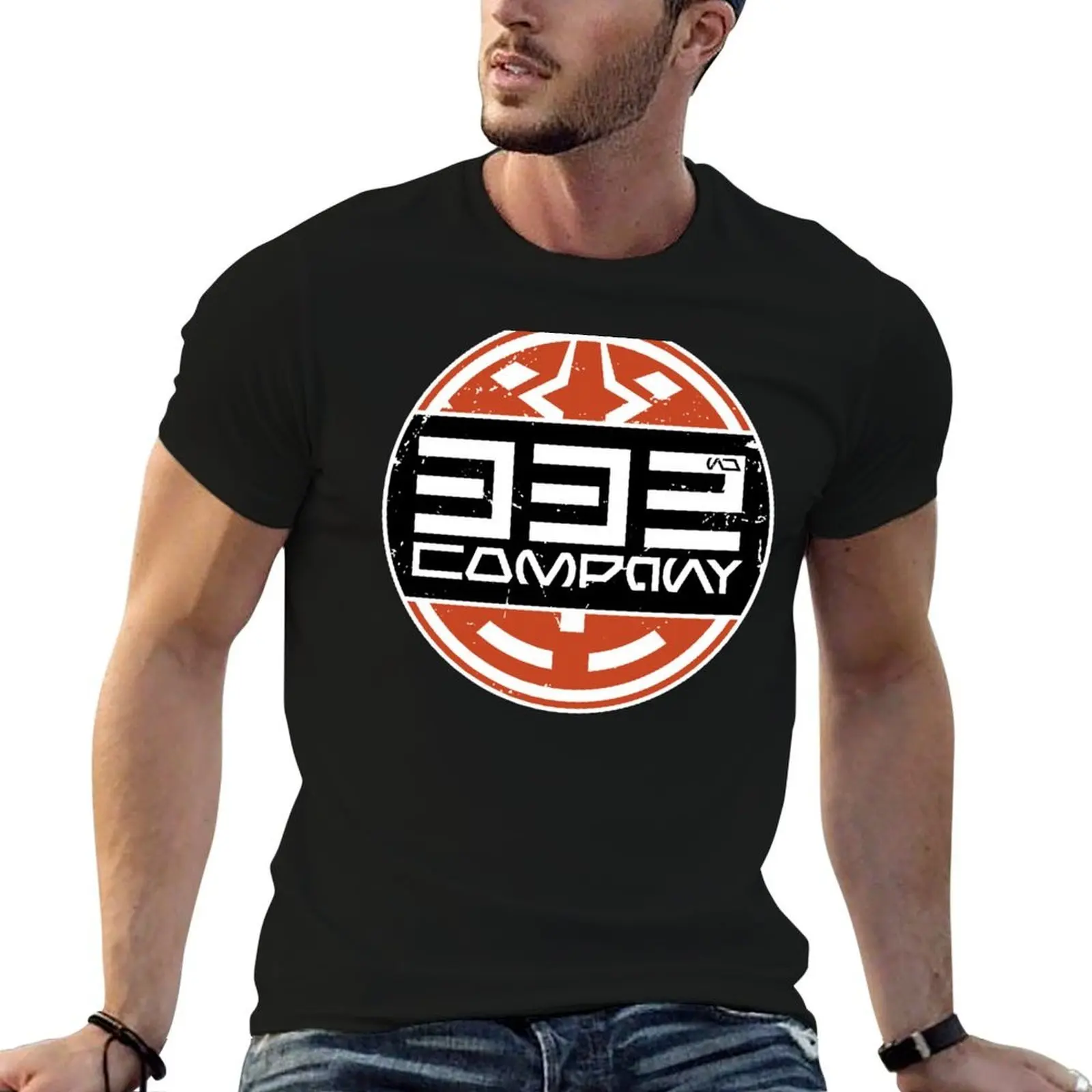 332nd Company Logo T-Shirt Work Basic Short Sleeve Top