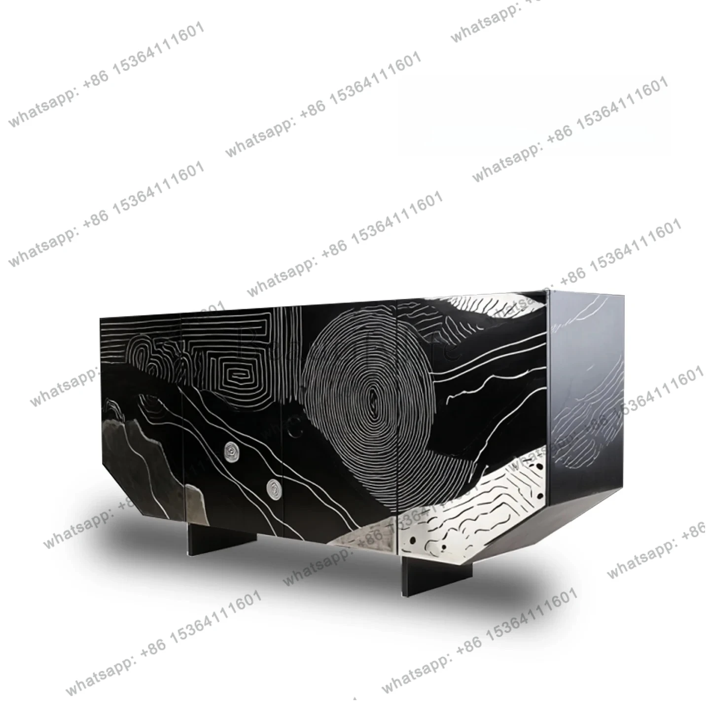 

Italian simple entrance cabinet light luxury high-end dining side cabinet entry foyer decoration living room locker