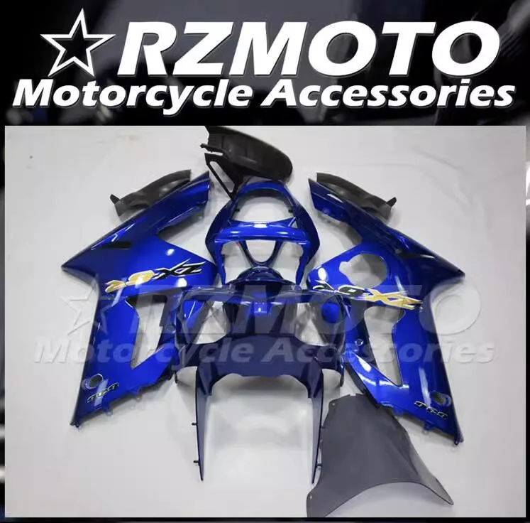 

4 подарка, новый комплект обтекателей для мотоцикла из АБС-пластика, подходит для KAWASAKI ZX-6R 2003 2004 636 03 04, комплект кузова на заказ, синий