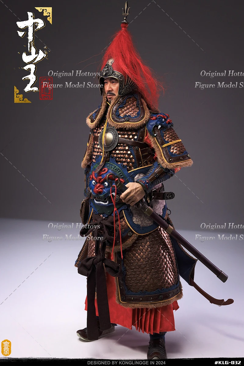 KLG-R032 1/6 Scale Male Soldier Xu Da The Ming Dynasty Founding Father  Full Set 12-inches Action Figure Model Collection