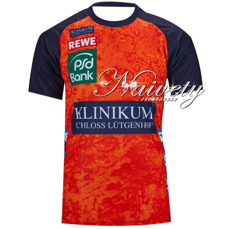 2026/25 الرجال Rhein Neckar L Ö Wen كرة اليد قميص الشباب والأطفال التدريب الرياضي التجفيف السريع تنفس ثلاثية الأبعاد قميص مطبوع #1