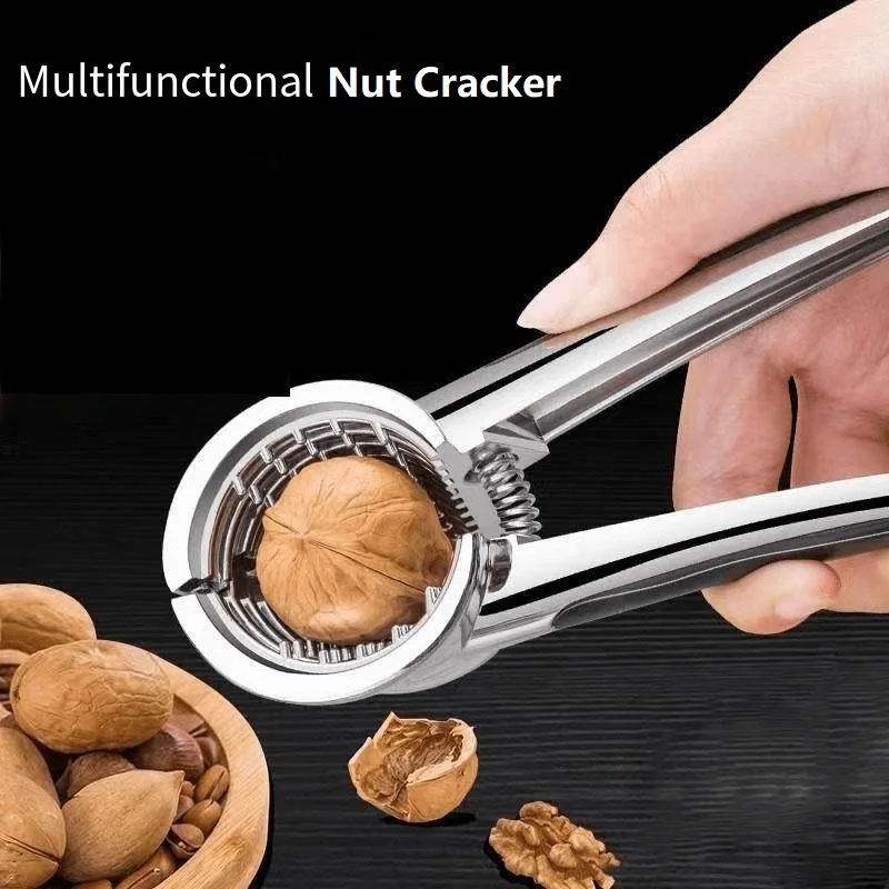 Multifunction Nut Cracker Thickened Zinc Alloy Material Domestic Nut Cracker Household Kitchen Tools Wholesale Price