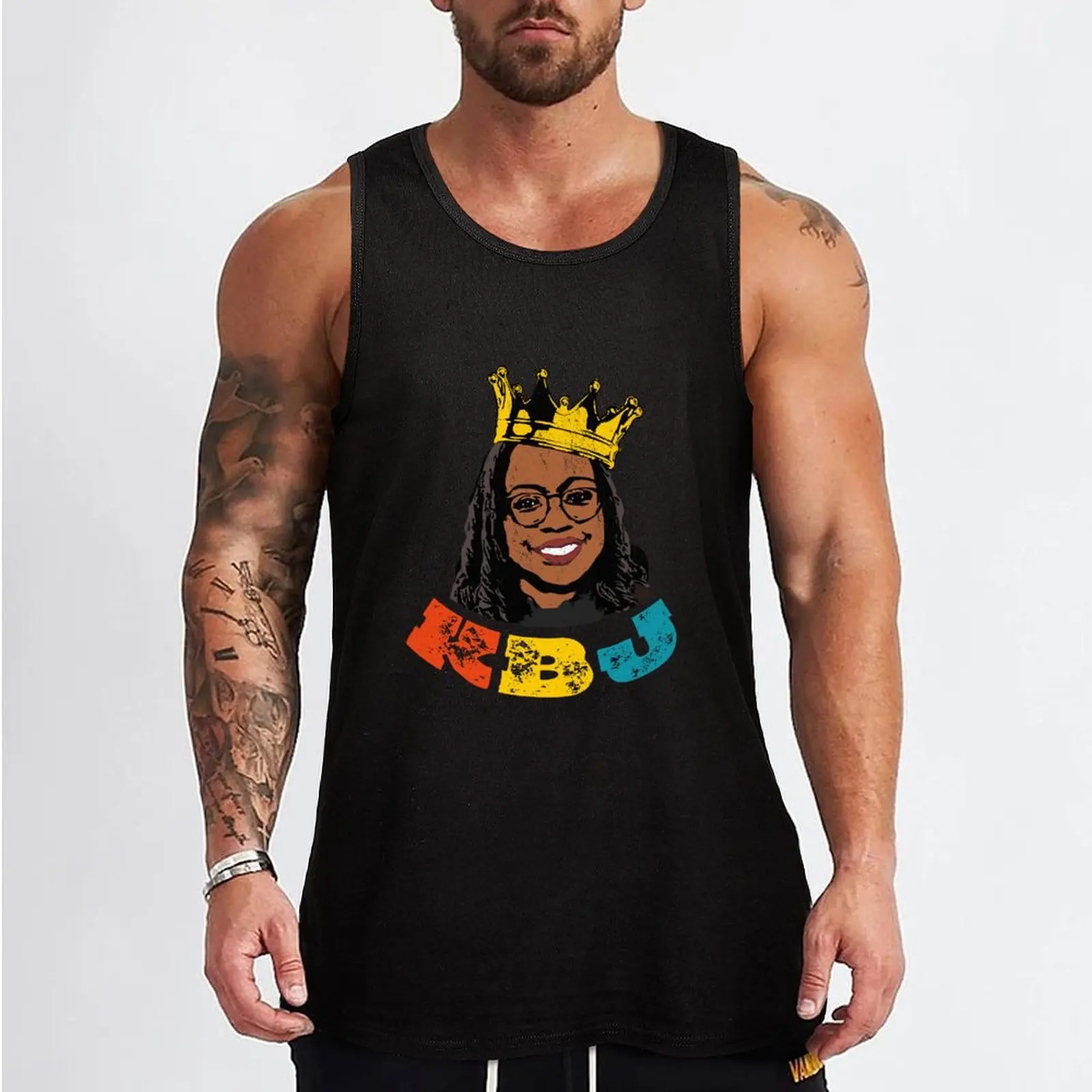 Ketanji Brown Jackson SCOTUS Supreme Court KBJ Tank Top gym training accessories gym t-shirts man