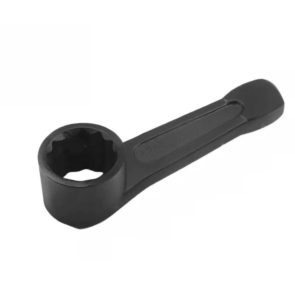 12 Point Striking Wrench with Convex Percussion Head for For torx Fasteners Made from 45 Alloy Blackened Finish