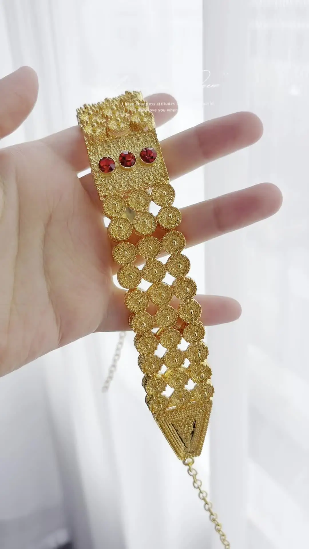 Aniid dubai äthiopischen roten kristall vergoldet 4 stücke schmuck sets für frauen nigerian ischen luxus choker schmuck hochzeits feier geschenke