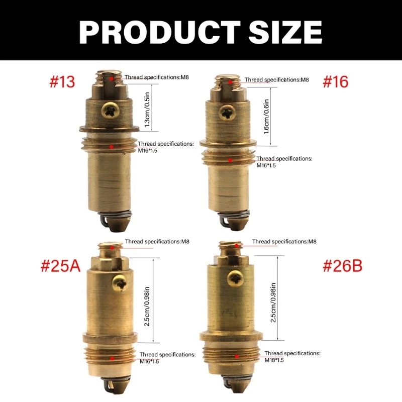 อ่างล้างจานท่อระบายน้ำปลั๊กสลักเกลียวเปลี่ยนทองแดง Push Spring Plug Bounce Valves