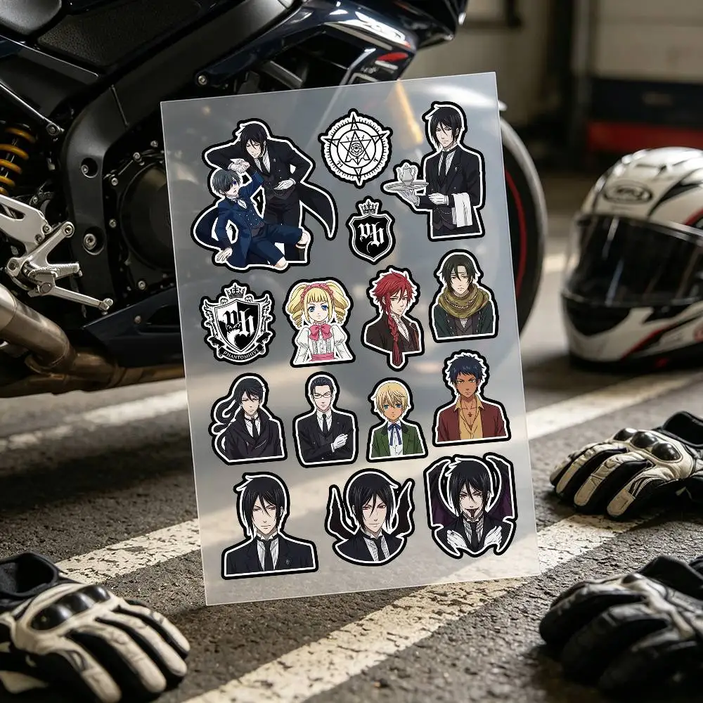 Black Butler Stickers Auto Body Bumper Windows Motorcycle Laptop Walls Vinyl Decal Car Tuning Accessories