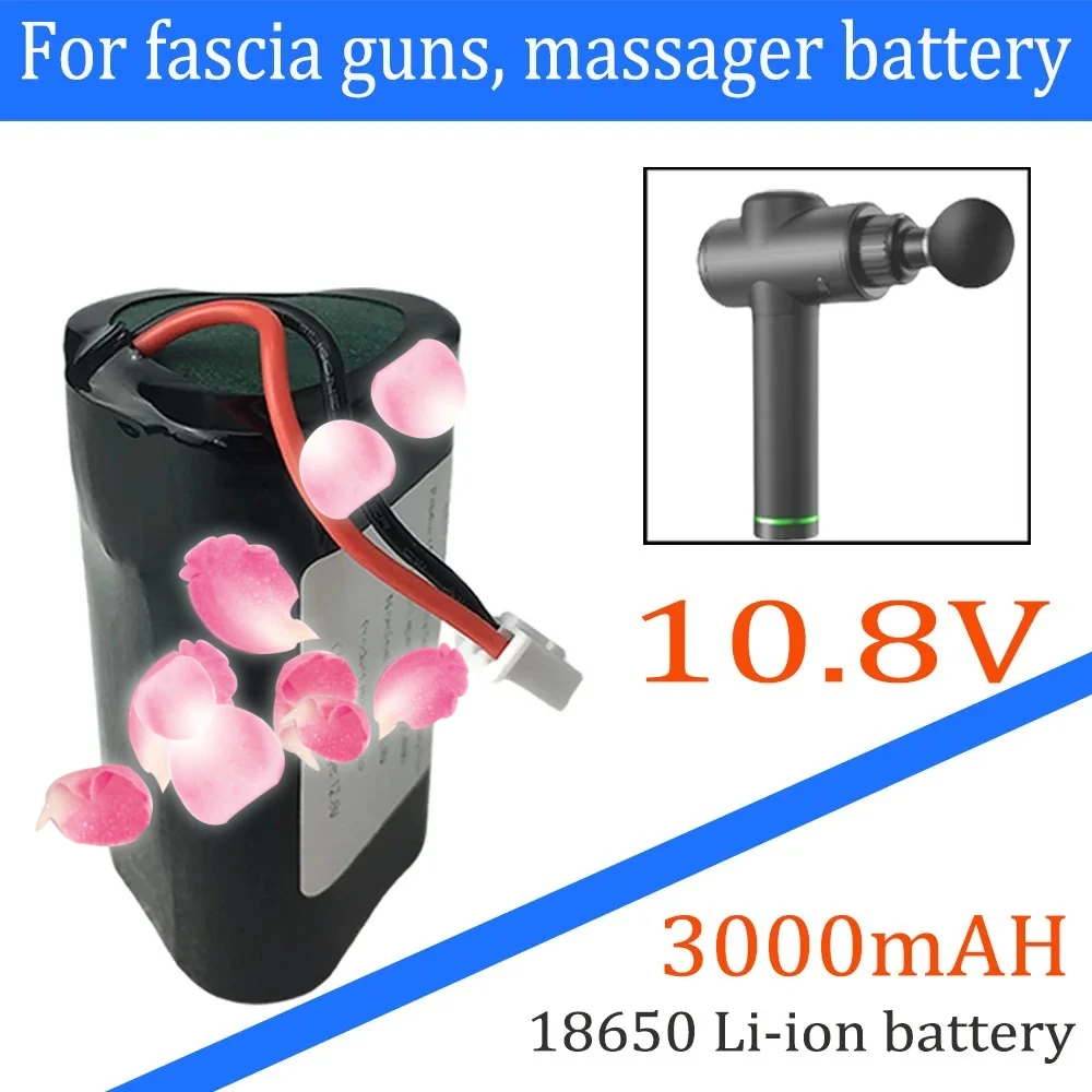

10.8V 3000mAh Long Cycle Life Rechargeable Battery 2026 New for Fascia Guns Massager Special Tools