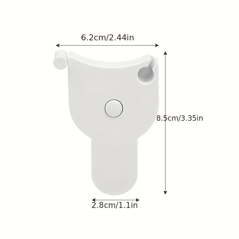 1PCS Auto High Precision Body Measuring Tape Soft Ruler for Waist Hip Thigh Belly Circumference Fitness Body Measurement