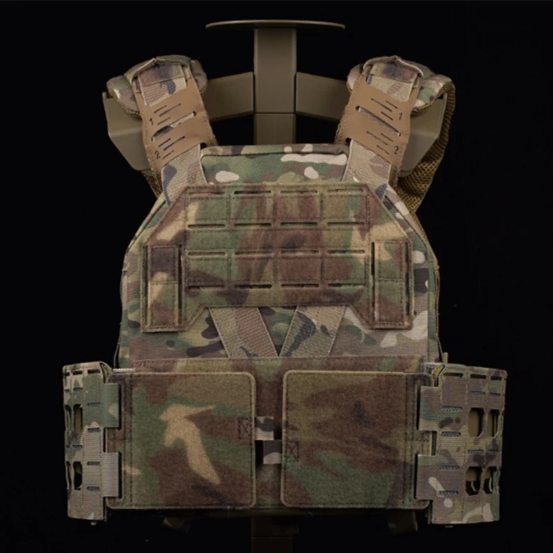 K シリーズハンティングベストチェストリグ軽量ガードル K19 KZ ベスト、クイックリリースサイドウォールモールカマーバンドウエストバンド