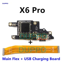 Charging Flex For Xiaomi Poco X6 Pro USB Charge Port Jack Dock Connector Charging Board Main Motherboard Flex Cable X6Pro