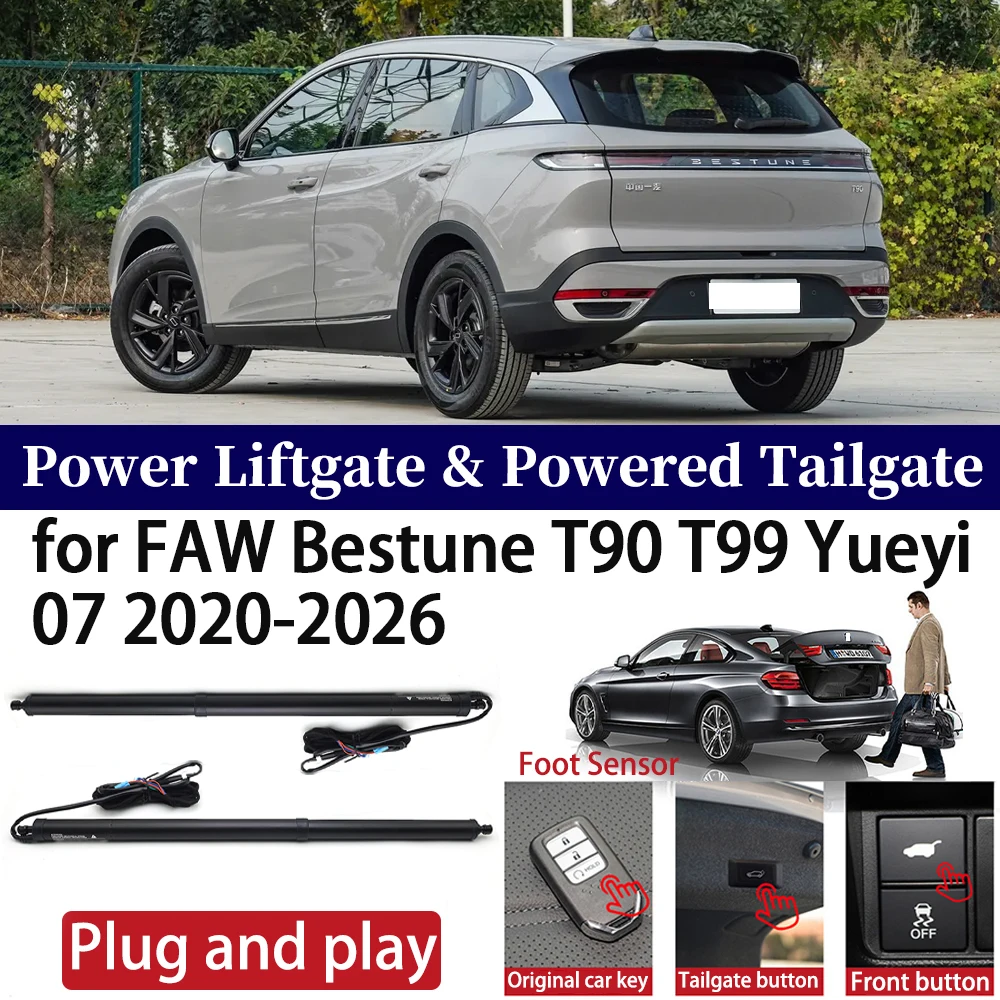 

for FAW Bestune T90 T99 Yueyi 07 2020-2026 Car Electric Tailgate Kit Automatic Boot Lift Closer Power Liftgate System Plug&Play