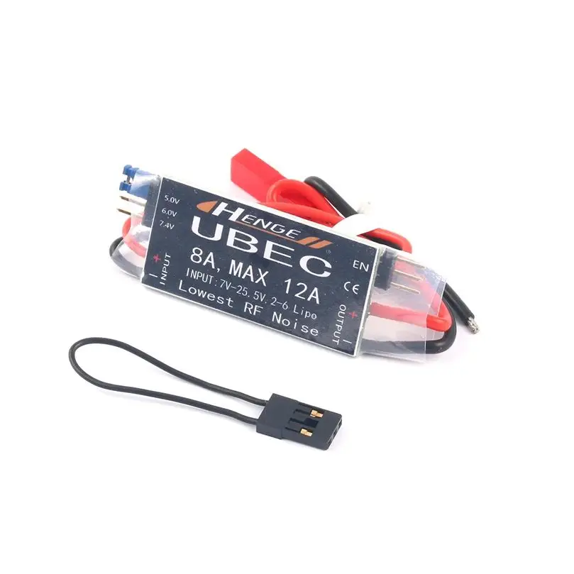 HENGE 4A / 6A / 8A UBEC 5v/6v/7.4v 7V-25.5V 입력 2-6 Lipo RC ESC 속도 컨트롤러 FPV 레이싱 드론 RC 쿼드콥터 액세서리