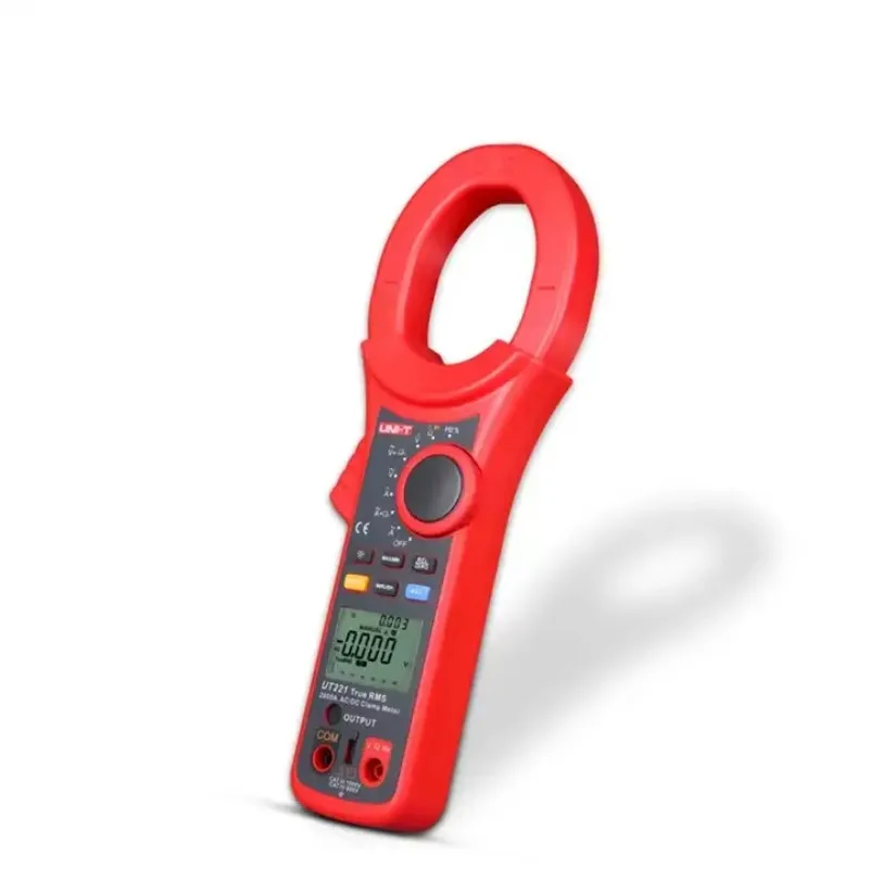 HotUNI-T UT221 Handheld 2000A Digital Clamp Meter Overload Protection True RMS Ammeter Resistance Frequency Measurement Meter