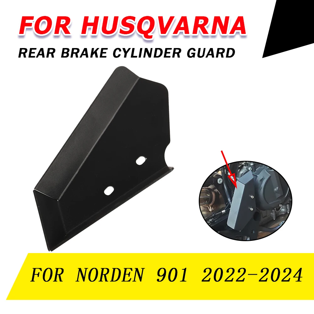 For Husqvarna Norden 901 Norden901 2022 2023 2024 Motorcycle Accessories Rear Brake Master Cylinder Guard Heel Cover Cap Parts